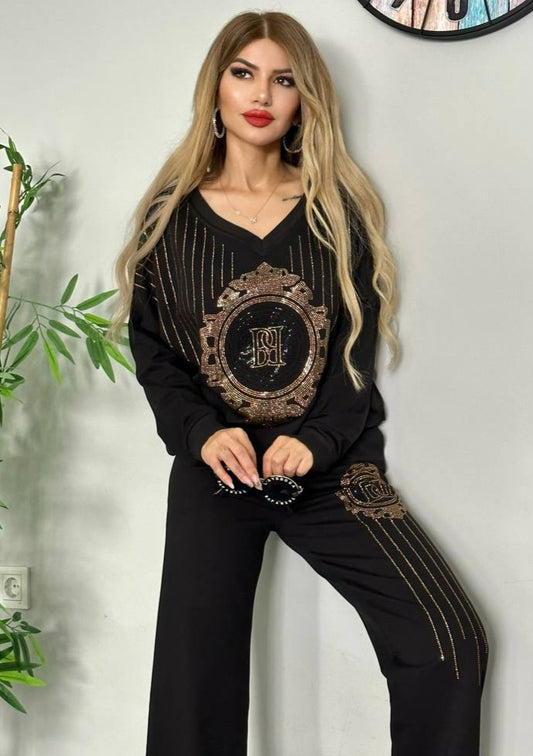 LADIES SET LONG SLEEVES TOP AND PANTS